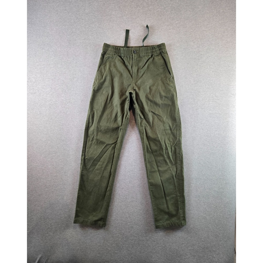 APC Chuck Pants‎ Mens M (48) Army Green Stretch Carpenter Drawstrings Ripstop